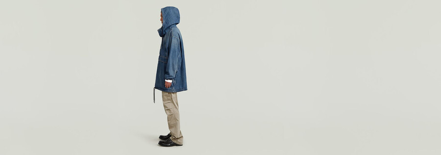 anorak à capuche parachute
