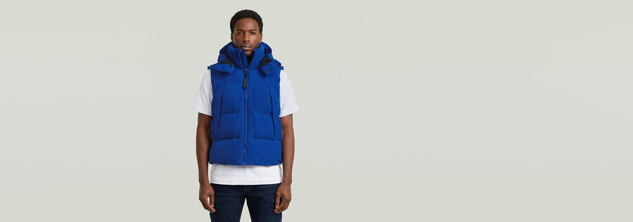 gilet rembourré à capuche g-whistler 2.0