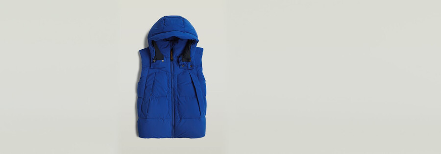 gilet rembourré à capuche g-whistler 2.0