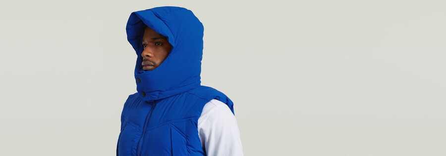gilet rembourré à capuche g-whistler 2.0