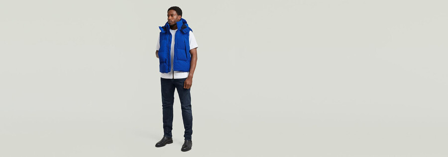 gilet rembourré à capuche g-whistler 2.0