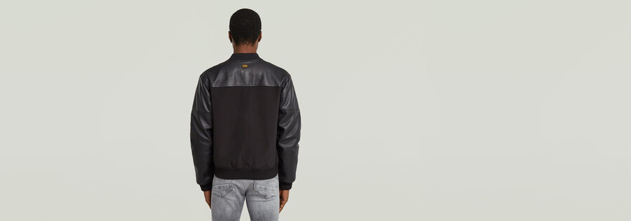 veste en cuir universitaire