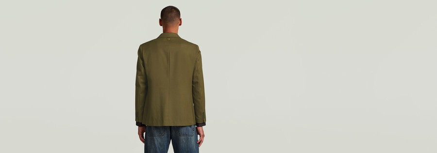 blazer à simple boutonnage
