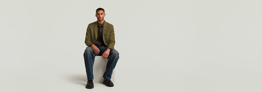 blazer à simple boutonnage