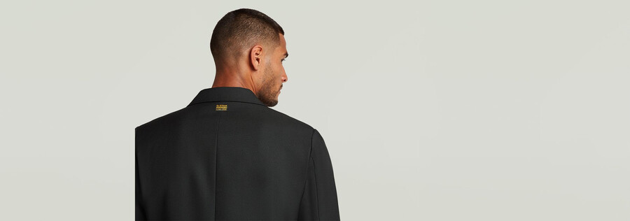 blazer à simple boutonnage