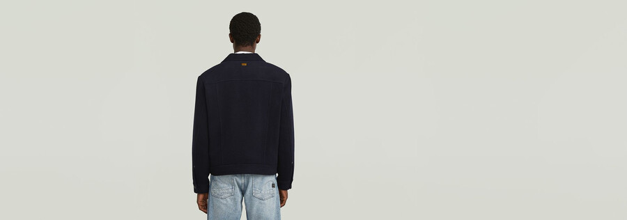 veste camionneur en laine