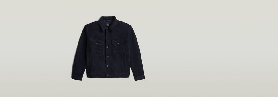 veste camionneur en laine