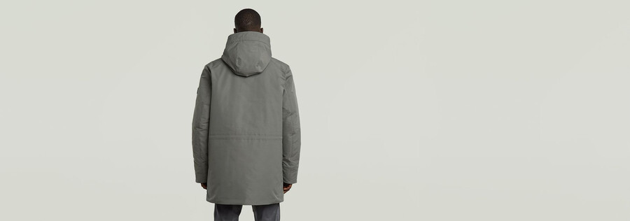 parka à capuche clean vodan