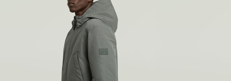 parka à capuche clean vodan