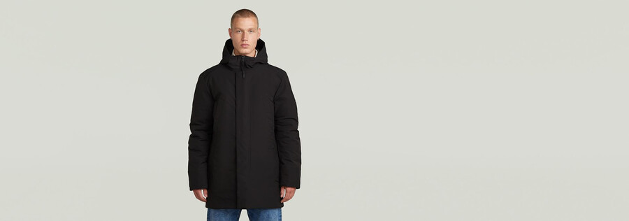 parka à capuche rembourrée clean vodan