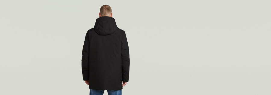 parka à capuche rembourrée clean vodan