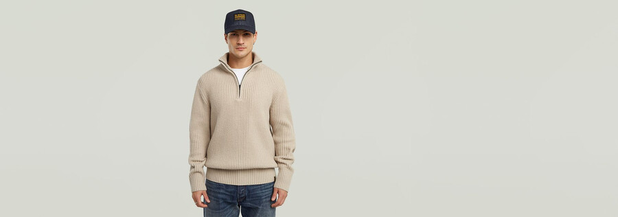 pull essentiel à demi-zip