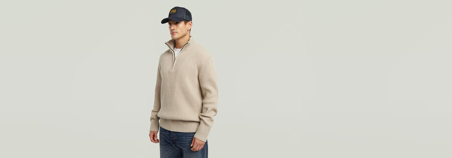 pull essentiel à demi-zip