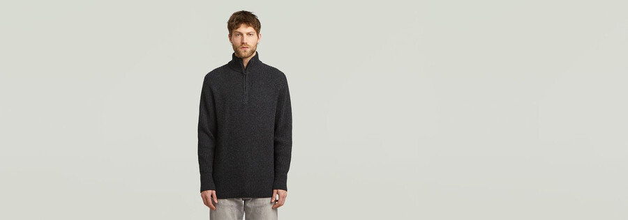 pull essentiel à demi-zip
