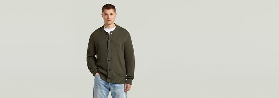 gilet en maille à structure alvéolée