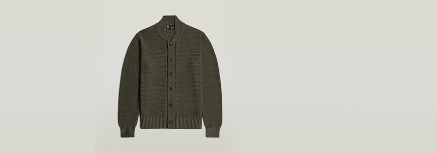 gilet en maille à structure alvéolée