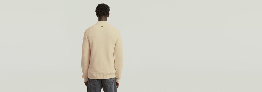 gilet en maille à structure alvéolée