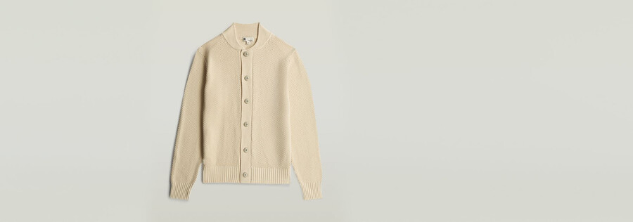 gilet en maille à structure alvéolée