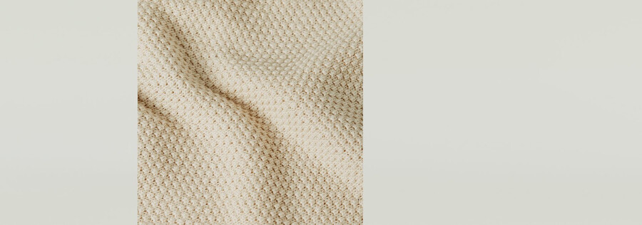 gilet en maille à structure alvéolée