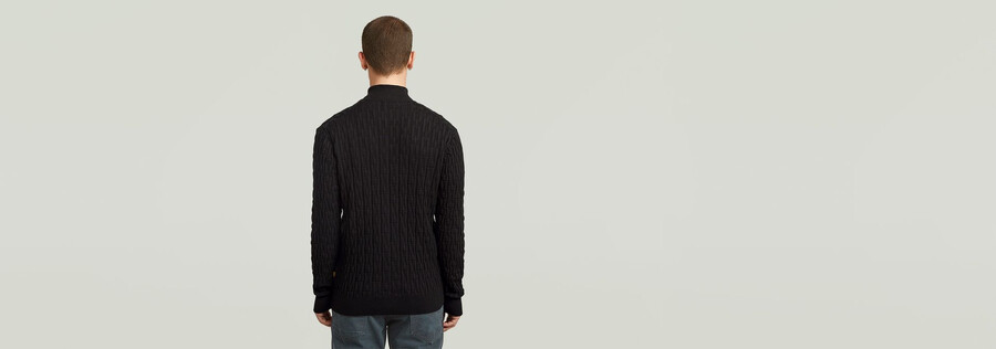 gilet en maille à structure chaîne