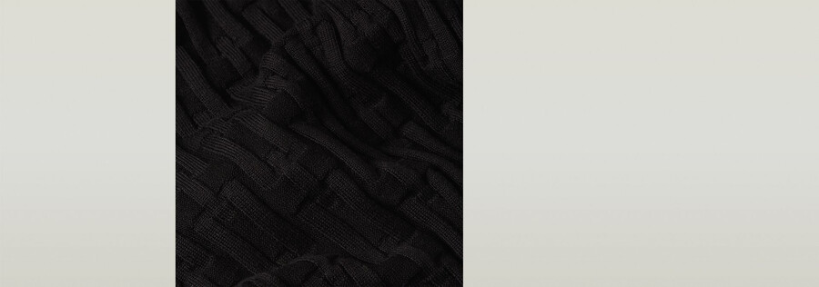 gilet en maille à structure chaîne