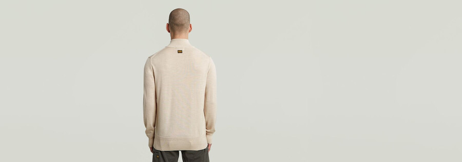 tricot à demi-zip de qualité supérieure