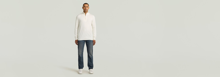 pull en maille à demi-zip