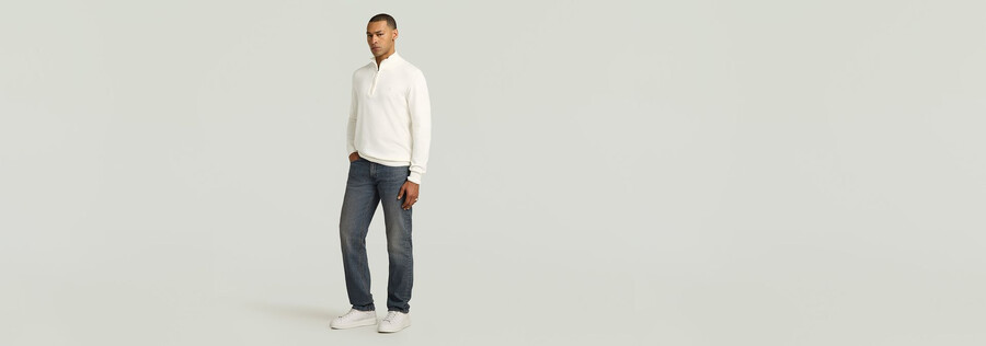 pull en maille à demi-zip