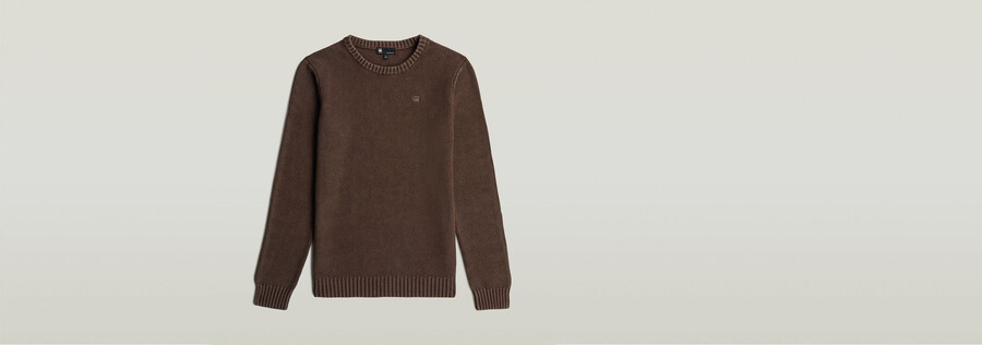 tricot structuré teint en pièce