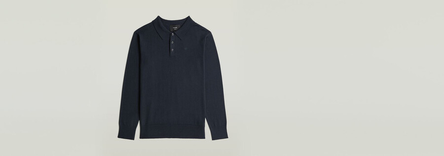 le polo willem - correct à manches longues