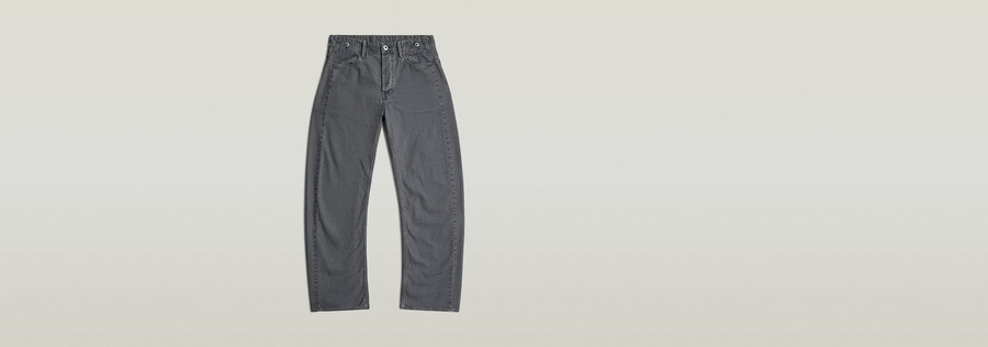 jeans amples et pliés