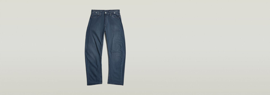 jeans amples et pliés