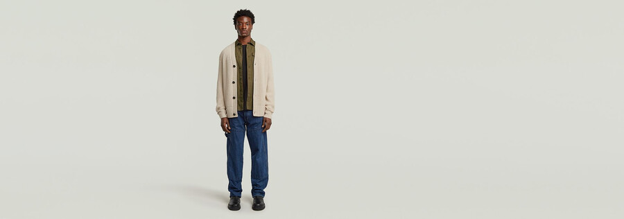 jeans de charpentier amples contor