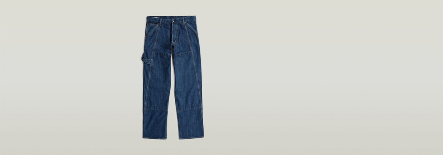 jeans de charpentier amples contor