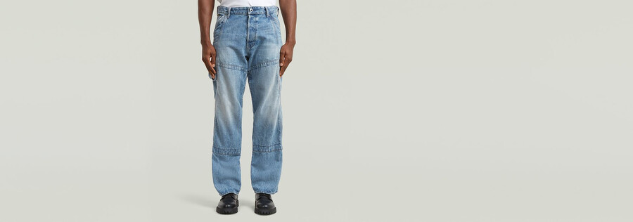 jeans de charpentier amples contor