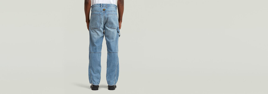jeans de charpentier amples contor