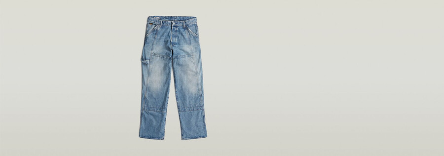 jeans de charpentier amples contor