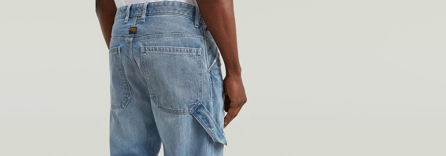 jeans de charpentier amples contor