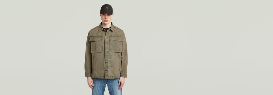 surchemise cargo délavée