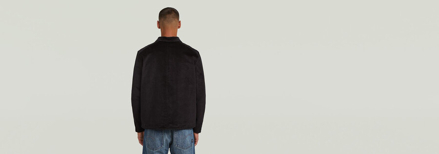 veste pull en velours côtelé coach