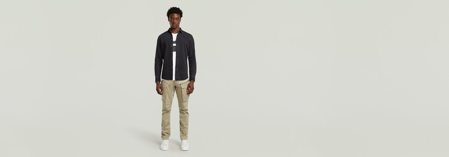 pantalon rovic zip 3d regular tapered