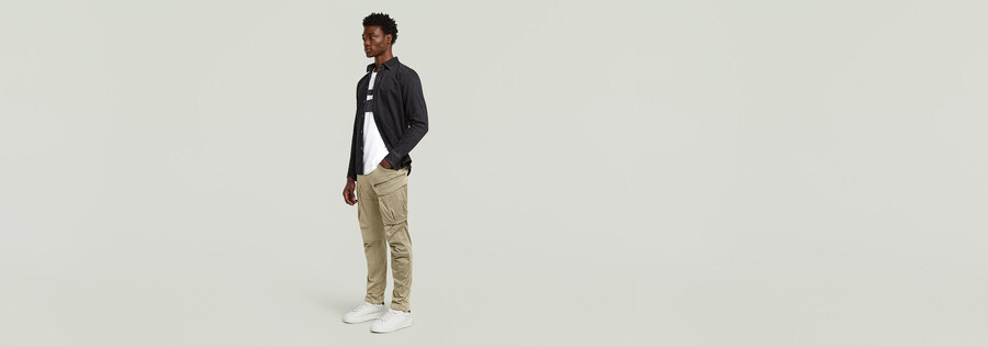 pantalon rovic zip 3d regular tapered