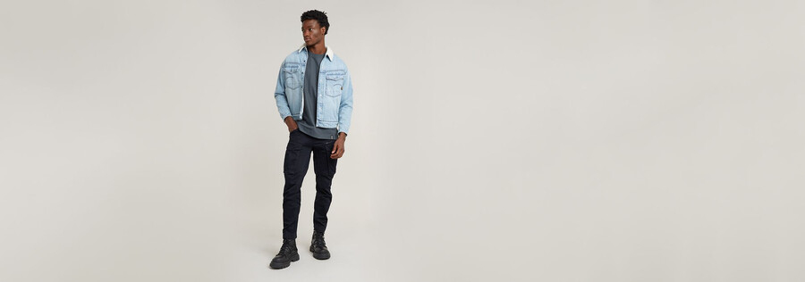 pantalon rovic zip 3d regular tapered