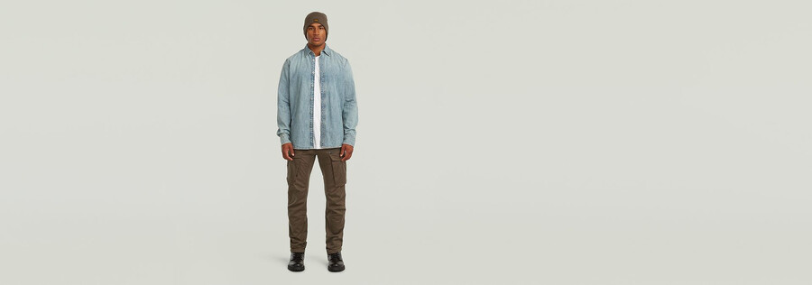 pantalon rovic zip 3d regular tapered