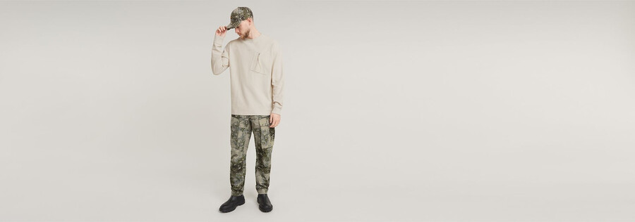 pantalon rovic zip 3d regular tapered