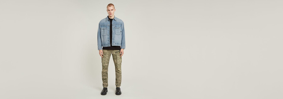 pantalon rovic zip 3d regular tapered