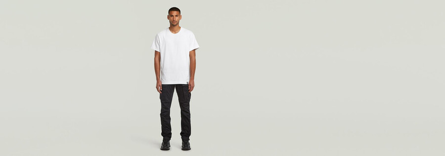 pantalon rovic zip 3d regular tapered