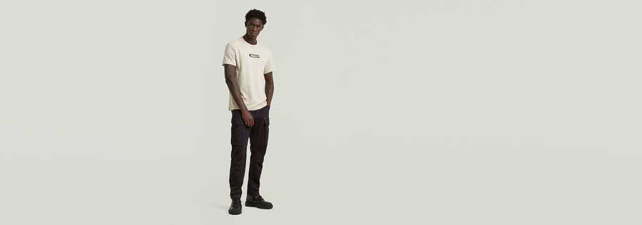 pantalon rovic zip 3d regular tapered