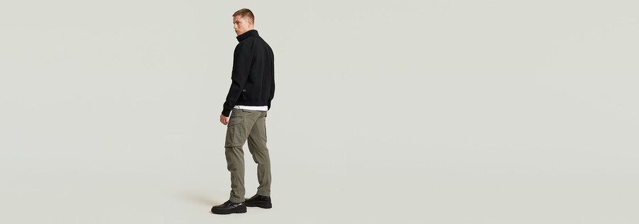 pantalon rovic zip 3d regular tapered