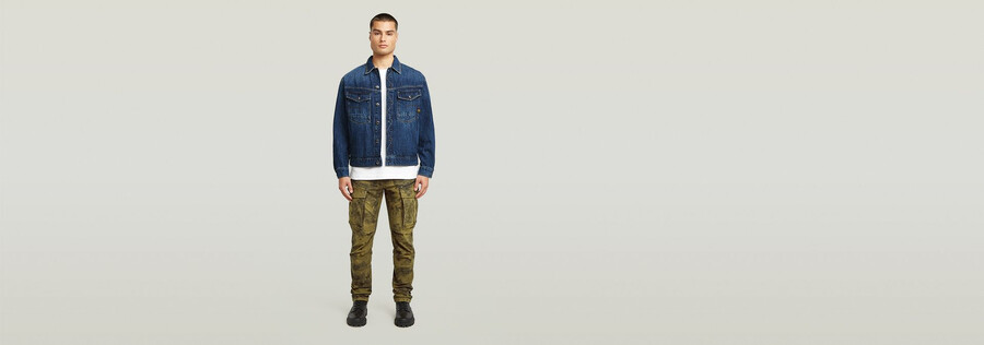 pantalon rovic zip 3d regular tapered
